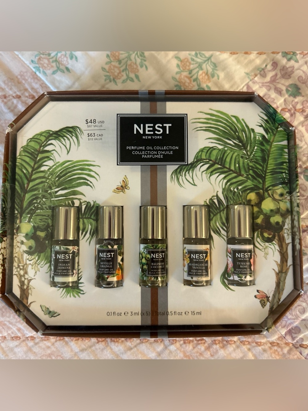 NEST New York Oil Discovery Set 5 x 0.1 fl oz/3 ml New with Box, Sealed!